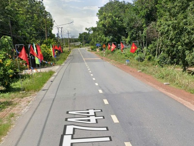 Nhượng Gấp Đất Mặt Tiền Đường DT744 Dầu Tiếng, Bình Dương, Dt 727,3m2 SHR 2