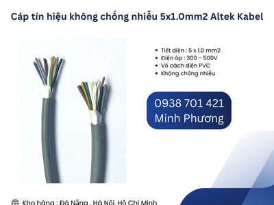 Cáp tín hiệu không chống nhiễu 5x1.0mm2 Altek Kabel Đà Nẵng, Khánh Hòa, Đắk Lắk 2