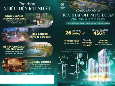  đầu tư căn hộ yên bình complex   dòng tiền cho thuê ổn định hàng tháng  0