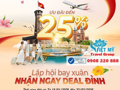 Săn vé du Xuân - Đi nhóm Sun PhuQuoc Airways giảm 25 0