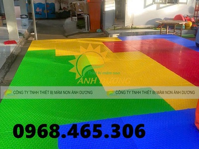 Bục sân khấu lắp ghép nhiều màu, sàn sân khấu mầm non 0