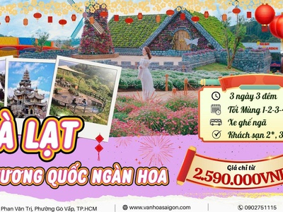 Đà Lạt - Vương quốc ngàn hoa Tết 2026 - SGC 0