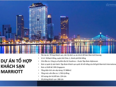 Suất độc quyền 2PN MLandmark Marriott Đà Nẵng View Sông Hàn hiếm, giá tốt   chiết khấu cao từ CĐT 2