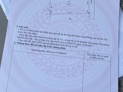 Hot     sở hữu ngay lô đất đẹp - giá tốt - vị trí đắc địa tại trung lạc, xã cổ đông, tx sơn tây, 1