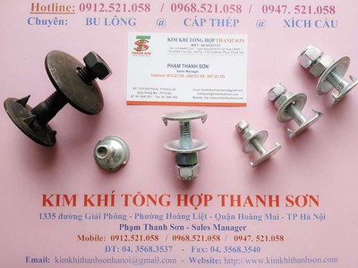 Bu lông gàu tải M14,M12,M10,M8,M6 hà nội 0913521058 SƠN Mr có bu lông mạ kẽm, bu lông 8.8, Inox 304 0