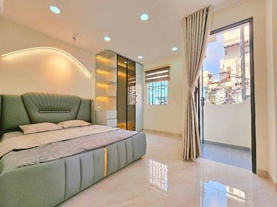 Nhà hẻm thông - mới trống đón  tết - quang trung gò vấp - 2 tầng - 4mx8m 3pn - giá 4ty nhĩnh 1