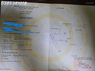 Siêu phẩm - bán đất 2 mặt tiền phường hưng đạo, hp, dt 736m2, giá đầu tư 2