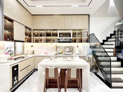 Bán nhà mặt tiền 4 tầng ngang 5m, kdc phú lợi, tặng nội thất hoàn công đủ, quận 8 1