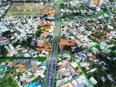 Bán đất mặt tiền đại lộ bình dương thủ dầu một 1.435m , quy hoạch tmdv, sẵn dòng tiền 3