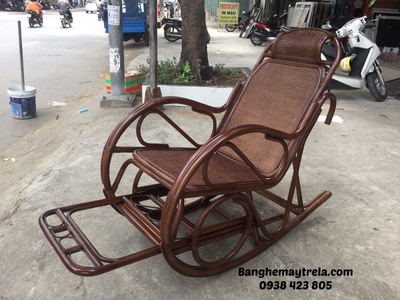 Ghế bập bênh mây tự nhiên thư giãn 7