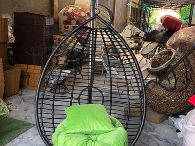 Ghế xích đu nhựa giả mây 7