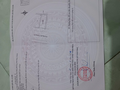 Bán đất Sau Núi, Hội Hợp, Vĩnh Yên, Vĩnh Phúc. DT 104m2 giá 2.7 tỷ 2