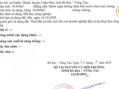 Bán 3 lô đất liền kề   KCN CHÂU ĐỨC, BRVT 1