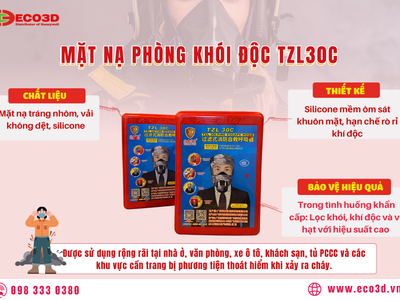  Mặt nạ phòng khói độc TZL30C 0
