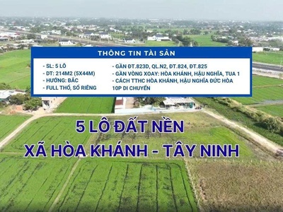 Đất Thổ Cư Đức Hòa Ô Tô Tới Đất Gần Đt.823D Sổ Hồng Riêng 0