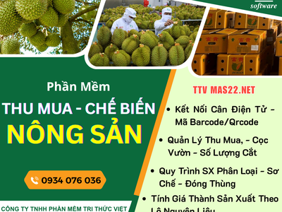 Ưu đãi giảm phí cài đặt khi triển khai phần mềm kế toán, tính giá thành nông sản 1