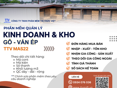 Cơ hội giảm phí cài đặt phần mềm quản lý kinh doanh Gỗ, Ván ép 1