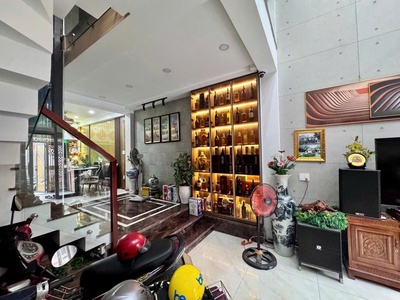 Bán nhà 4 tầng ngang chuẩn 5 17m hẻm 331 phan huy ích sát chung cư khang gia chỉ 7.5tỷ. 0