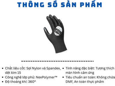 Găng Tay Đa Năng Excia GX505   Cảm Ứng Siêu Nhạy, An Toàn Không DMF 0