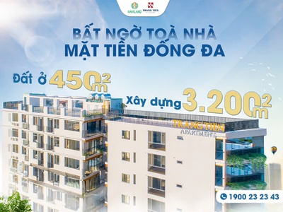 Cần Bán tòa văn phòng và căn hộ 8 tầng 439m2, doanh thu 5.2 tỷ/năm đường Đống Đa 0