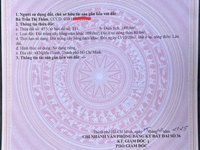 Chủ bán lô góc 2mt nhựa 80 thổ cư 0