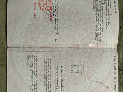 Láng dài xã đất đỏ hcm 2 mt trước sau sẳn 740tc 0