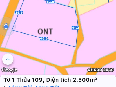 Láng dài xã đất đỏ hcm 2 mt trước sau sẳn 740tc 1