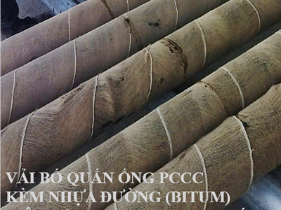 Vải quấn ống pccc   thi công hệ thống âm 1