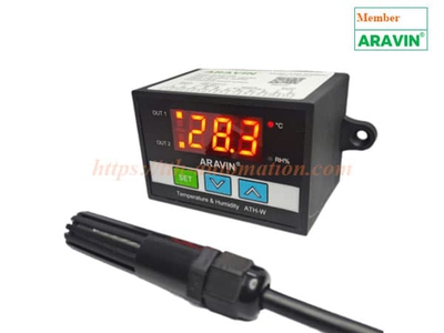 Bộ điều khiển và giám sát nhiệt độ   độ ẩm ATH-W2002 1