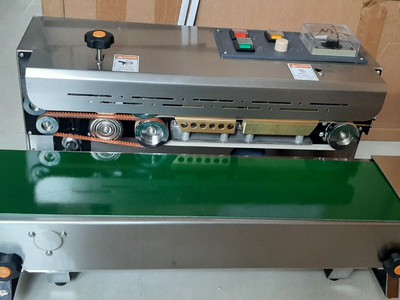 Máy hàn miệng túi bao bì liên tục FR900, máy ép bao nilong, máy hàn túi nilong- túi PA túi nhôm 1