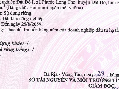 Bán 3 lô đất liền kề   KCN ĐẤT ĐỎ 1, BRVT 0