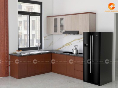 Tủ Bếp Gỗ Công Nghiệp Thiết Kế Hiện Đại, Tối Ưu Không Gian 2