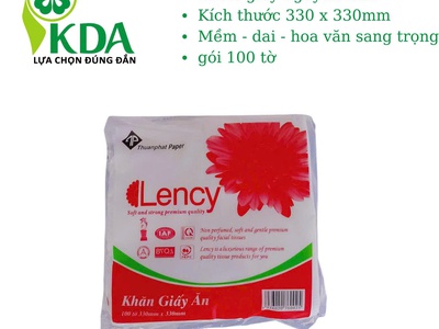 Khăn giấy vuông setup bàn tiệc bến tre 2