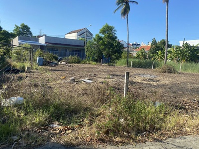 Nam việt á   lô góc diện tích khủng   1 mặt tiền, 2 mặt kiệt ô tô   kề biển, sát sông   bến du 1