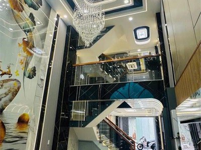 Bán nhà 5 tầng q.12, 56m2, 4pn, sổ hồng, vườn lài, an phú đông. giá 7.3 tỷ, vị trí đẹp, tiện ích 2