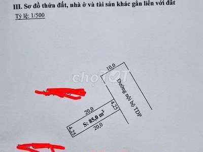 Bán lô đất 85m2 full thổ cư thuộc tổ dân phố tân hợp tân thành dương kinh hải phòng. 0