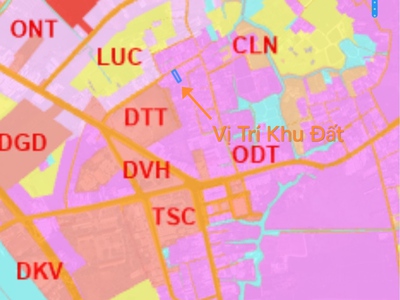 Bán lô đất thổ trung tâm huyện tân trụ giá 1,84 tỷ 1