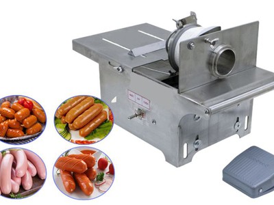 Máy buộc chỉ xúc xích điện mini - tiện lợi 0