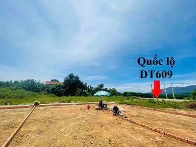 Đất ở khu dân cư hiện hữu trục dt609 - gần chợ   trường , giá chỉ từ 7xx triệu 0
