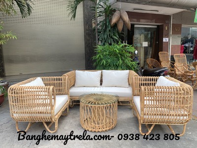 Bàn ghế sofa tổ yến mây tự nhiên 6