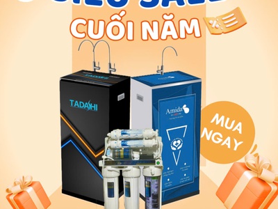 Siêu sale cuối năm máy lọc nước RO cao cấp Amida   Tadashi 0