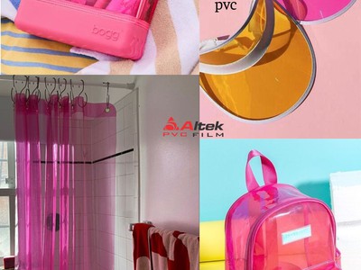 Màng PVC màu hồng   Phù hợp sản xuất   trang trí 1