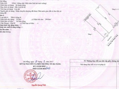 Bán nhà 3 tầng 102m2 đường 15 Trần Nhân Tông gần Khúc Hạo, Sơn Trà 0