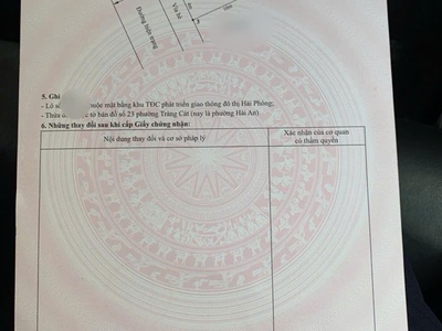 Bán đất TĐC Tràng Cát dt 40m2  rẻ nhất thị trường chỉ 55tr/m2 đường   vỉa hè 12m cực thoáng. 2