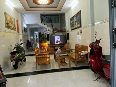 Bán nhà kiệt ô tô 5m lê hữu trác 3 tầng chắc chắn 0