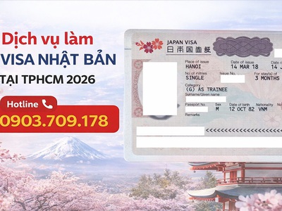 Dịch vụ làm visa Nhật Bản tại TPHCM 2026: Vắng mặt, nhận kết quả từ 5-7 ngày 0