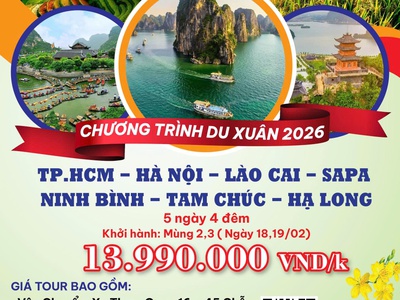 Tour Tết Miền Bắc 2026: Đón Tết Cùng Saco Travel 1
