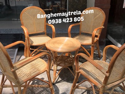 Ghế mây tự nhiên mắt cáo có tay 2