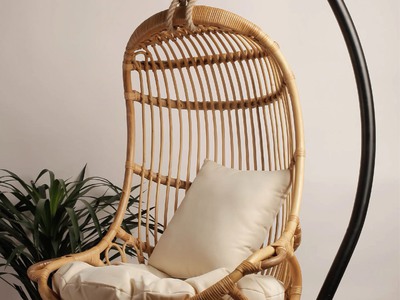 Xích đu mây ban công 0