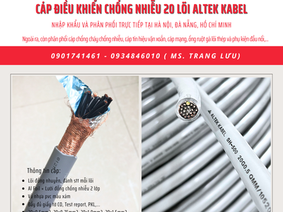 Cáp điều khiển chống nhiễu 20x0.5/ 20x0.75/20x1/20x1.5 Đà Nẵng 2